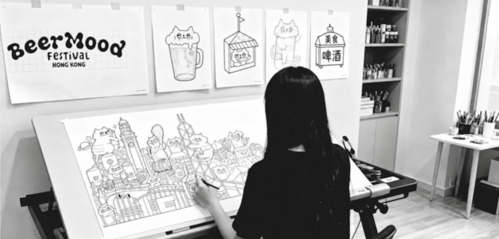 The BeerMood brand and mascot story